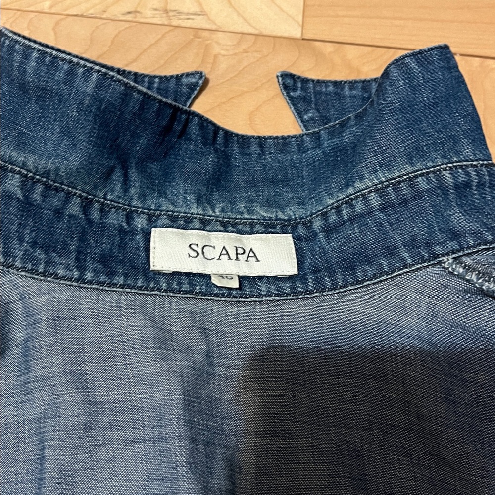 Scapa Women's Denim Button Down Shirt - Picture 16 of 17